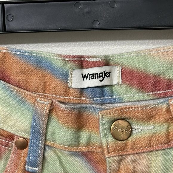 Womens Wrangler Wild West 603 High Rise Straight Jeans Sz 30 Anthropologie Retro - Picture 4 of 7